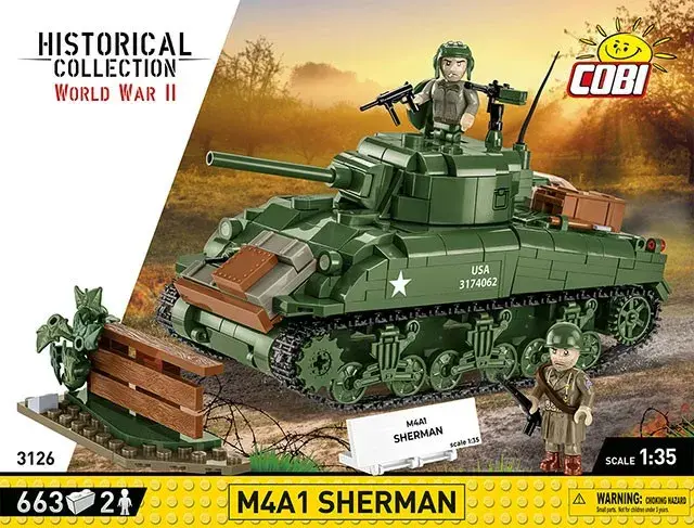 Cobi M4A1 Sherman model kit 663 pcs Photo 17