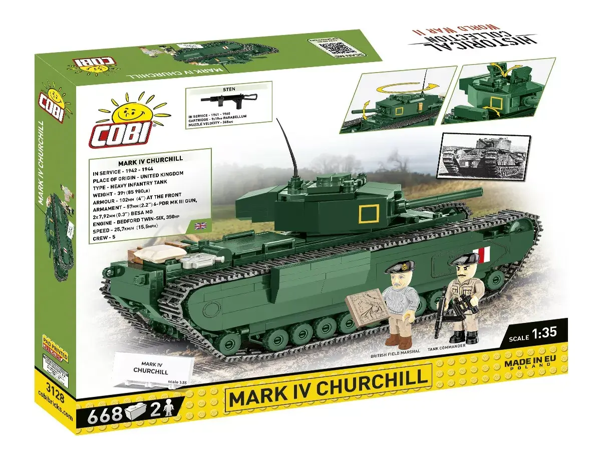 Cobi Mark IV Churchill building set 668 pcs Photo 3
