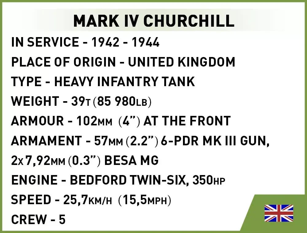Cobi Mark IV Churchill building set 668 pcs Photo 5