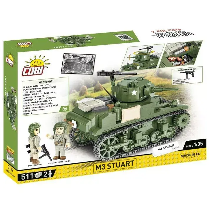 Cobi Blocks M3 Stuart конструктор, 511 шт. Photo 2