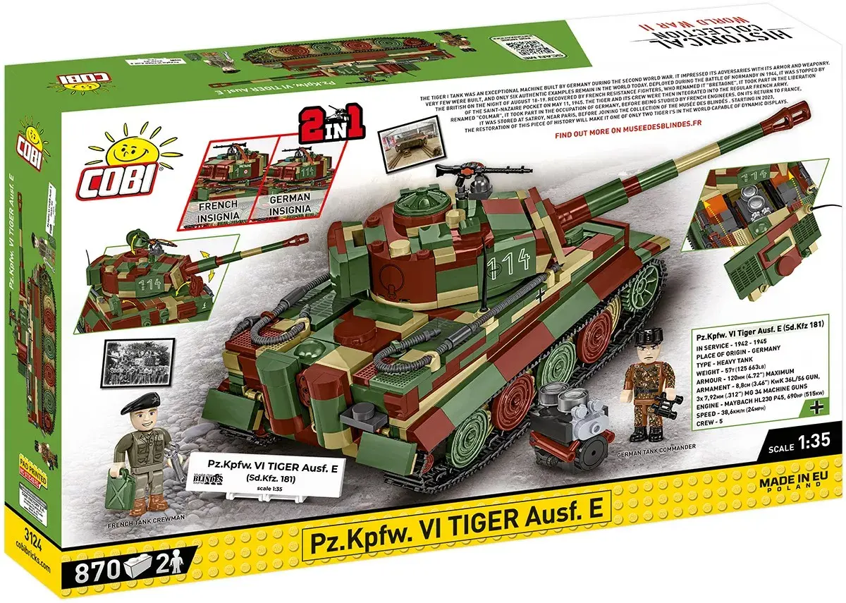 Cobi Pz.Kpfw. VI Tiger Ausf. E — 870 pcs Photo 3