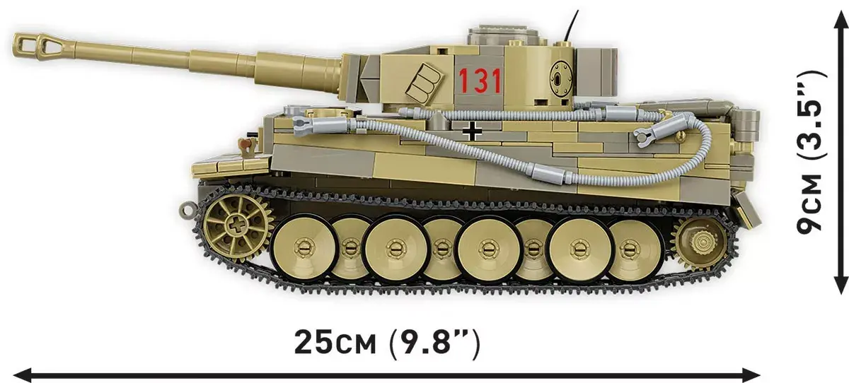 Cobi Panzer VI Tiger I komplekts 550 detaļas Photo 4