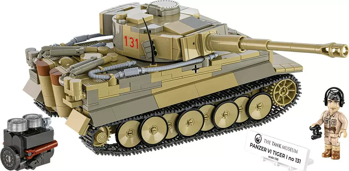 Cobi Panzer VI Tiger I komplekts 550 detaļas Photo 10