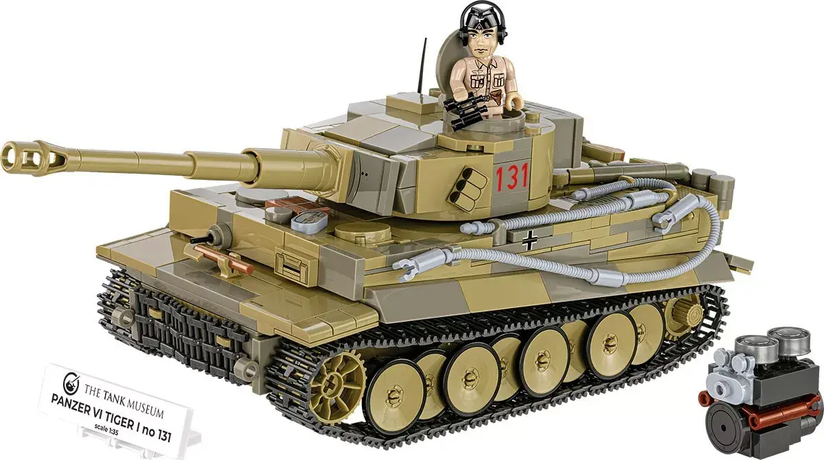 Cobi Panzer VI Tiger I komplekts 550 detaļas Photo 11