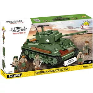 Building set Cobi Blocks Sherman M4A2E8 model COBI-3118, collectible vehicle kit