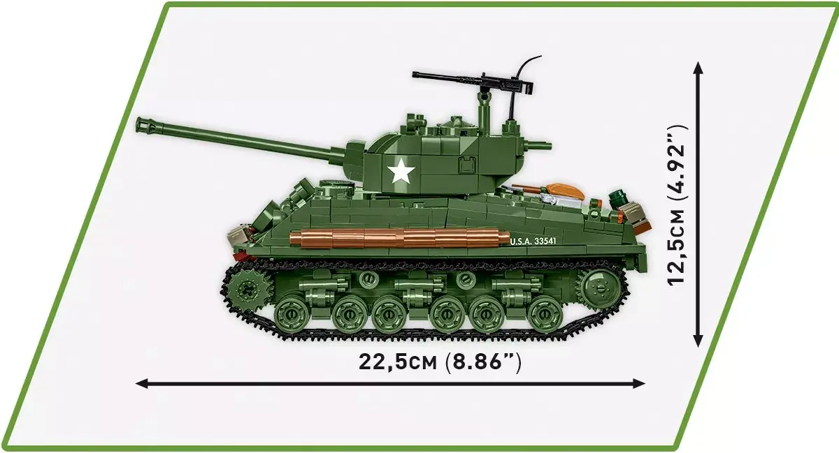 Cobi Sherman M4A2E8 building set COBI-3118 Photo 4