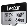 MicroSDXC Lexar Professional 64 ГБ SILVER PLUS Photo 3