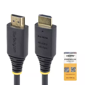 HDMI Cable StarTech.com HDMI2-CABLE-4K60-50C 1.6ft 4K 60Hz 18Gbps