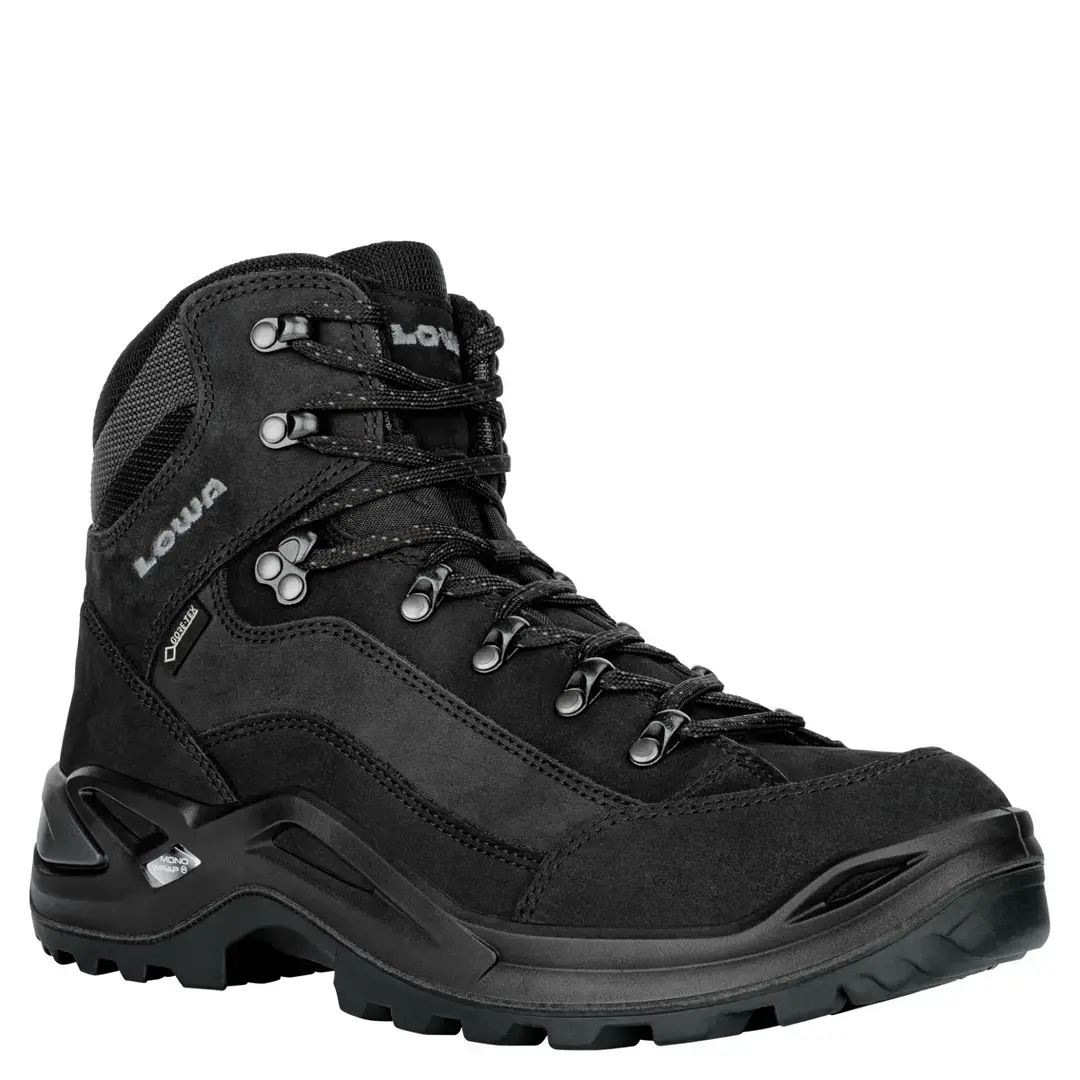 LOWA Renegade GTX Mid Black UK 8 — треккинговые ботинки Photo 2