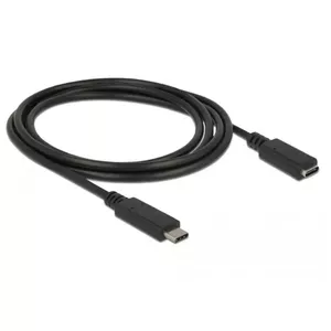 Кабель USB DELOCK 85534 — USB C на USB C, USB 3.2 Gen 1 (3.1 Gen 1), 1,5 м, чёрный