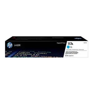 Тонер-картридж HP 117A Cyan Original W2071A — примерно 1500 страниц