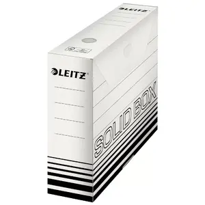Коробка для хранения файлов Leitz 61270001 Картон Черный Белый A4 80мм
