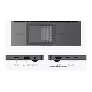 Smarter touchpad. Dongle-free ports