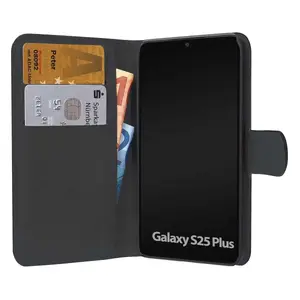 PEDEA Flip Case for Samsung Galaxy S25+ 5G, Black, 6.7-inch