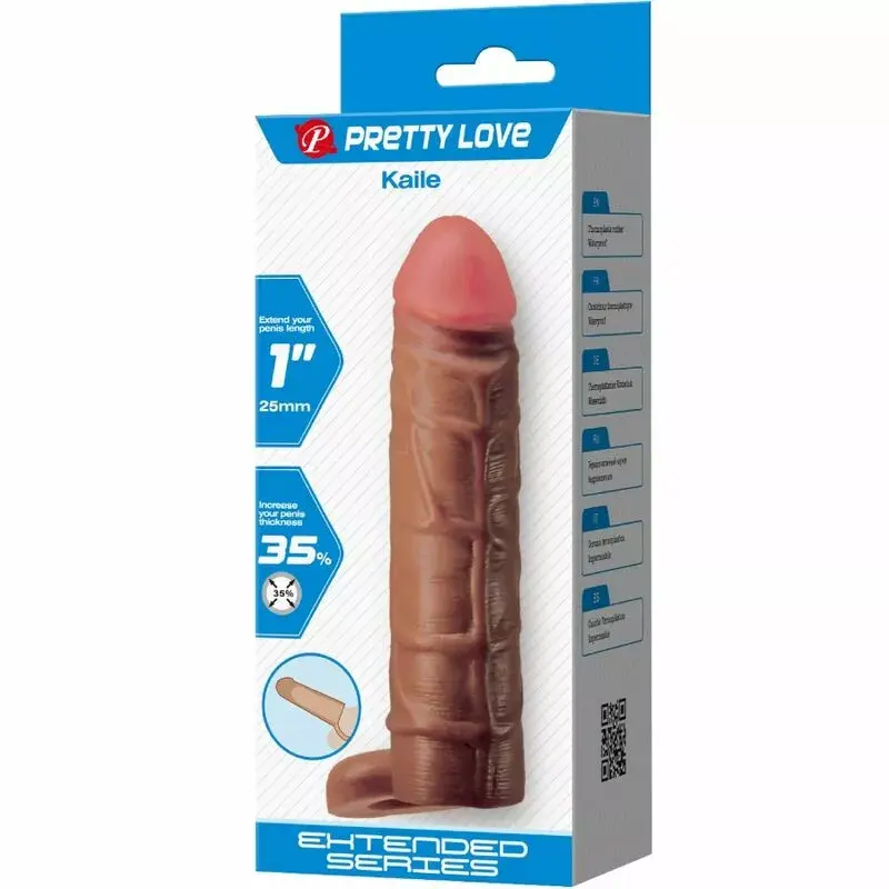 Penis sleeve pretty love KAILE with 2.5 cm extension Photo 7