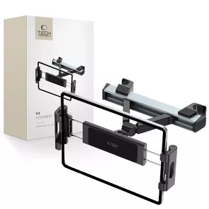 Car headrest tablet mount Tech-Protect V3 adjustable viewing angle, black