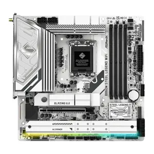Материнская плата ASRock B860M Steel Legend WiFi — Intel B860, LGA 1851, micro‑ATX, DDR5, 4 DIMM, Wi‑Fi 6E, 2.5GbE
