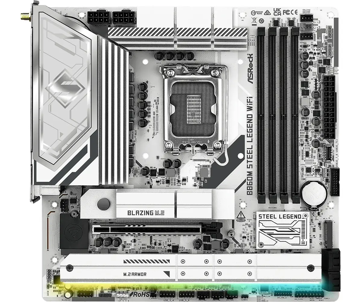 Материнская плата ASRock B860M Steel Legend WiFi Photo 2
