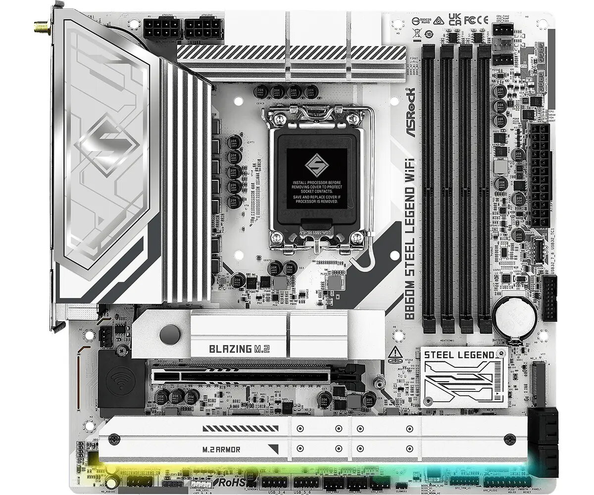 ASROCK B860M Steel Legend WiFi mātesplate