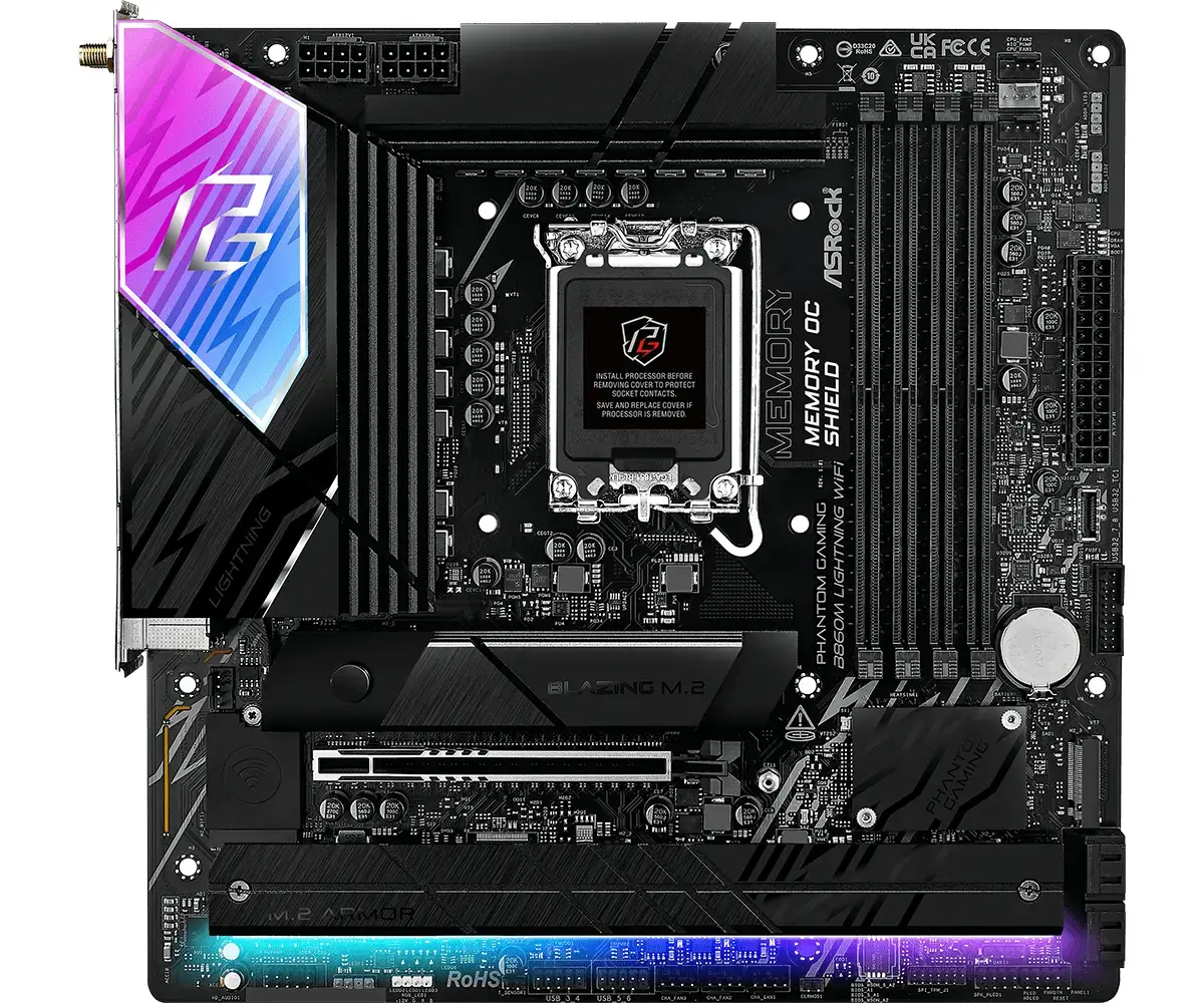 Материнская плата ASRock B860M Lightning WiFi Photo 2