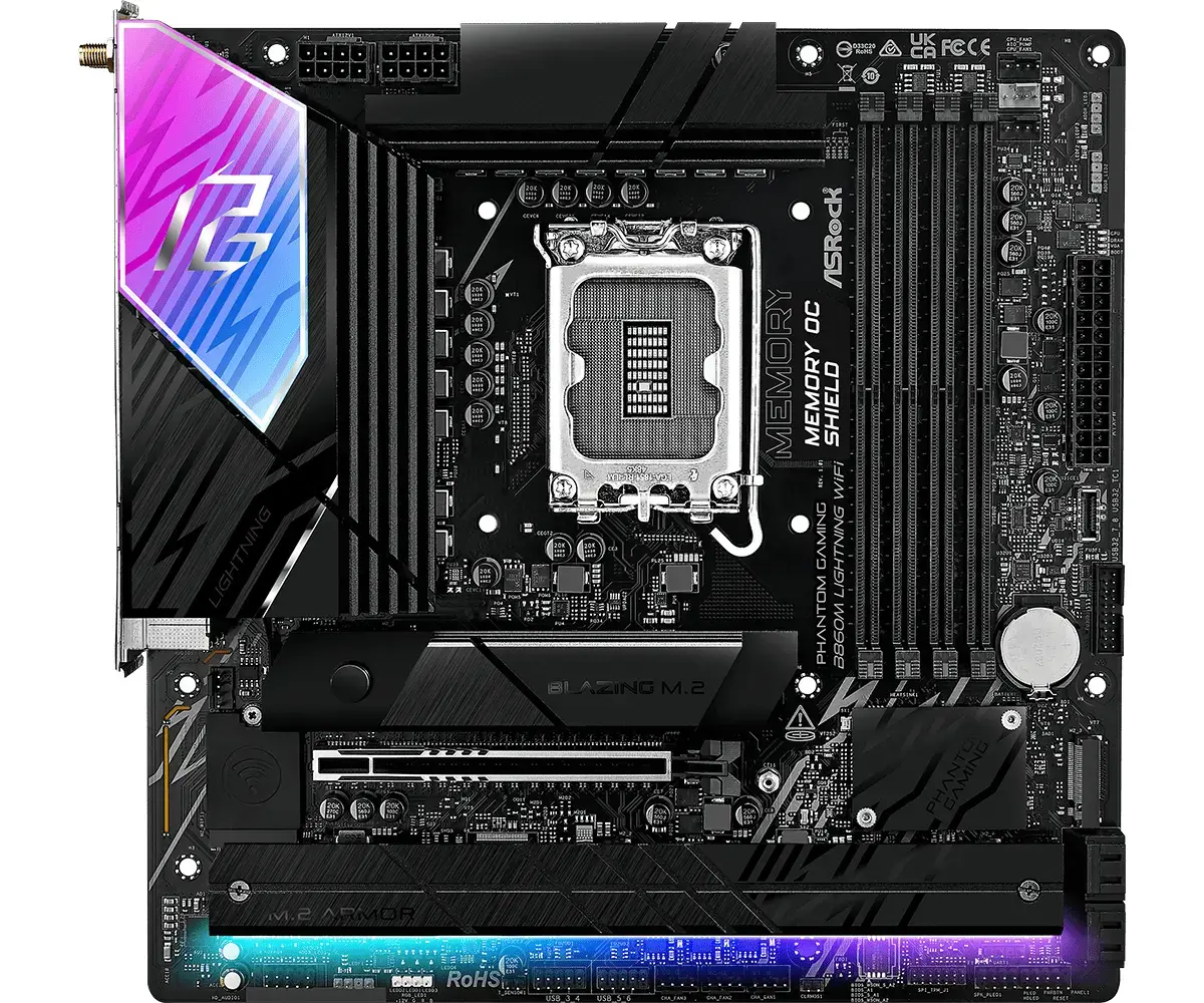 Материнская плата ASRock B860M Lightning WiFi Photo 3