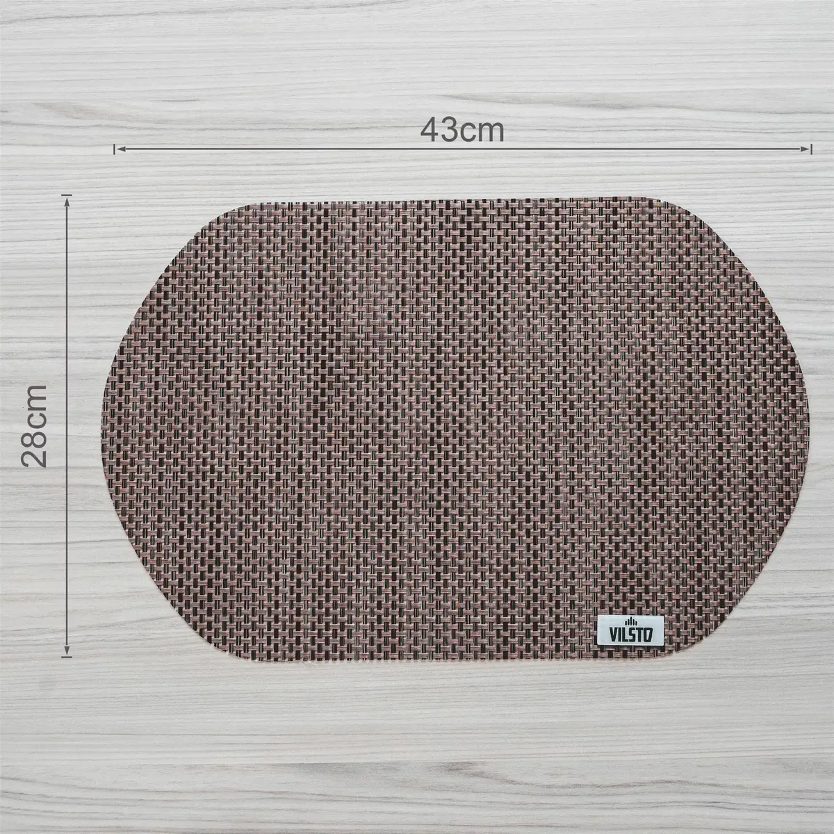 VILSTO PLACEMAT-SET-4pcs-WOVEN-BR PVC подставки Photo 6