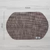 VILSTO PLACEMAT-SET-4pcs-WOVEN-BR PVC подставки Photo 6