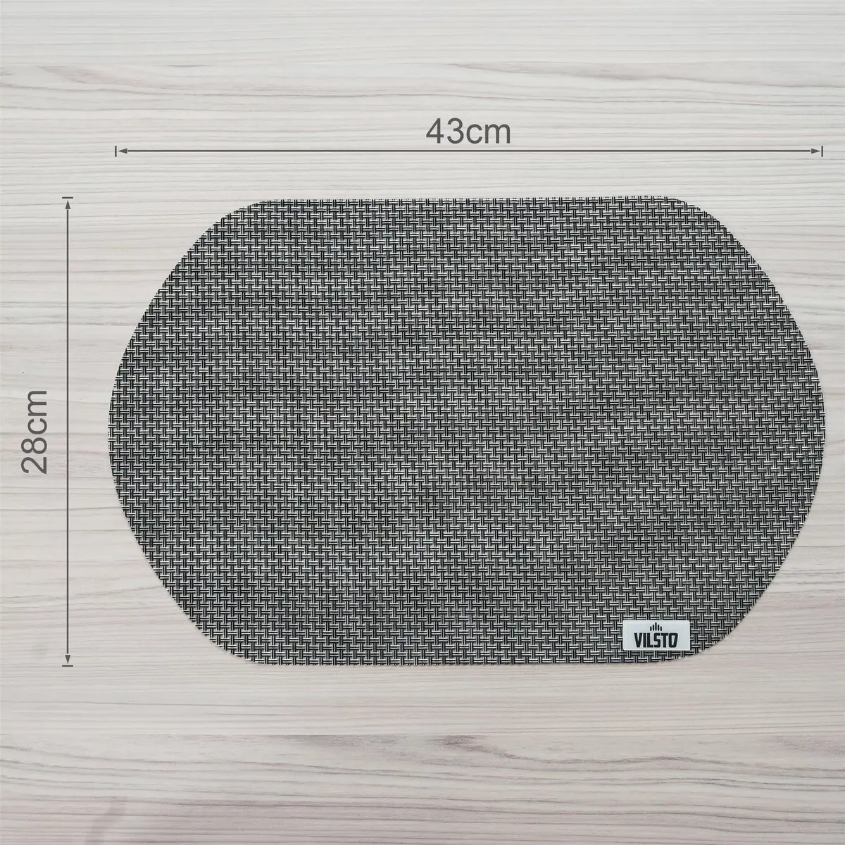 VILSTO PLACEMAT-SET-4pcs-WOVEN-GR подставки Photo 3