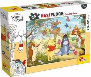 Напольный двухсторонний пазл Maxi 24 элемента Lisciani — Винни-Пух (452622)