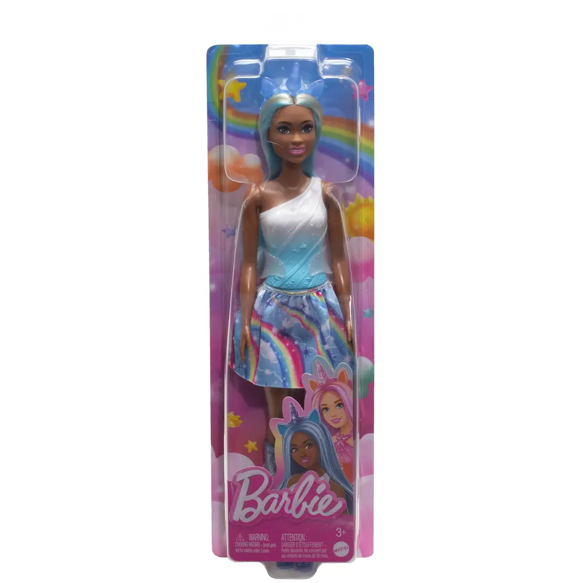 MATTEL Barbie A Touch of Magic Unicorn ar zilajiem matiem Photo 6