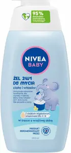 Гель для мытья тела и волос Nivea Baby 500 мл (мягкая очистка для младенцев)