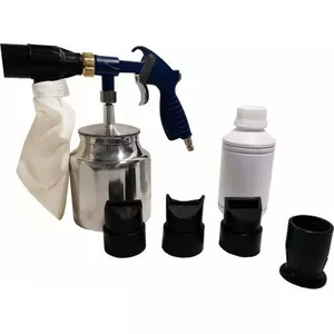 Sandblasting Gun Forsage F-2377 with 1 L Abrasive Tank