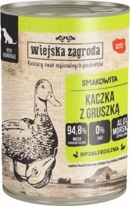Mitrs suņu barība wiejskazagroda Duck with