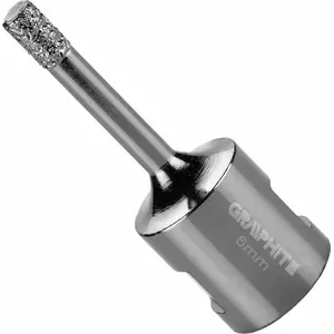 Power drill accessory GRAPHITE 55H300 — drill bit 64 mm length, 6 mm diameter, 1 pc