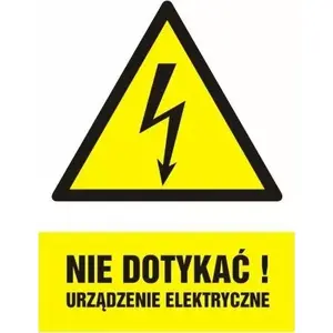 Знак PROCERA Znak TDC «Nie dotykać!» — знак безопасности для электрического оборудования