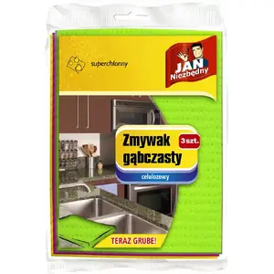 Губки для посуды JAN Niezbędny 3 шт, универсальные кухонные чистящие губки
