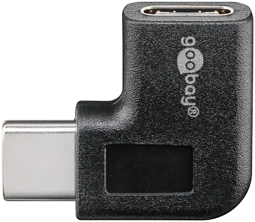 USB-C uz USB-C adapters 90° no