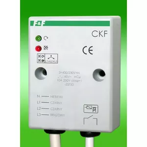 FF CKF Phase Sequence and Asymmetry Monitoring Relay 10A 1Z 4s 45V