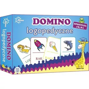 Speech therapy cards Abino Domino J-R, R-L ABINO (set) — Abino Domino logopedyczne J-R, R-L