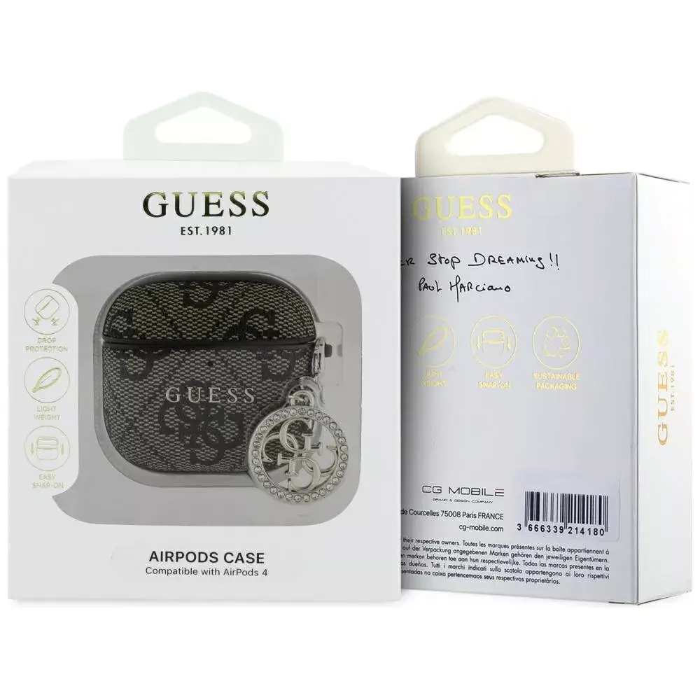 GUESS Case Guess 4G Strass Charm — AirPods 4 vāciņš Photo 2