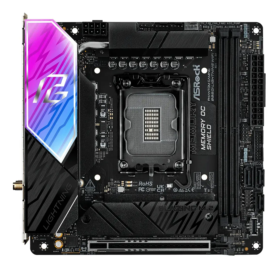 ASROCK B860I Lightning WiFi Mini‑ITX материнская плата Photo 3