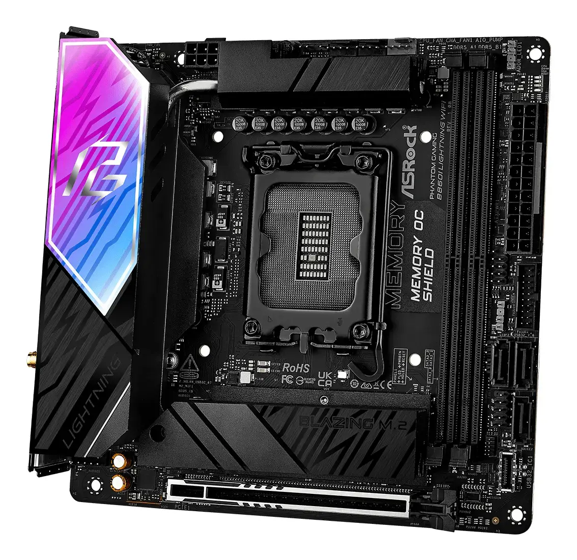 ASROCK B860I Lightning WiFi Mini‑ITX материнская плата Photo 5