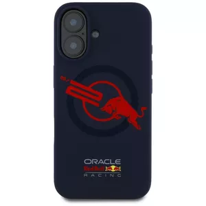 Silikona MagSafe maciņš Red Bull HC ORBR20 iPhone 16 — tumši zils