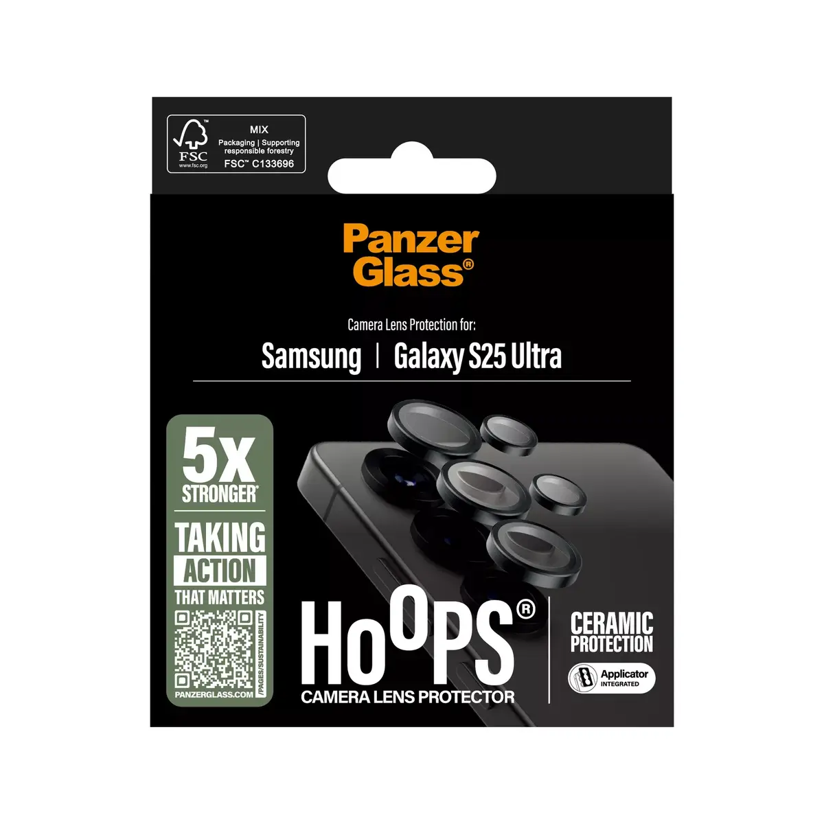 Objektīva aizsargs PanzerGlass Hoops Samsung Galaxy S25 Ultra Photo 3
