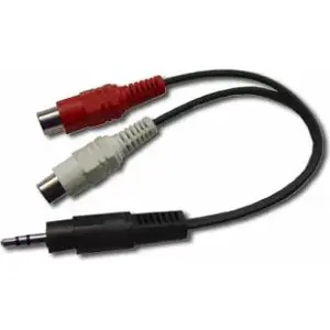 Gembird CCA-406 аудио кабель 0,2 m 3,5 мм 2 x RCA Черный, Красный, Белый