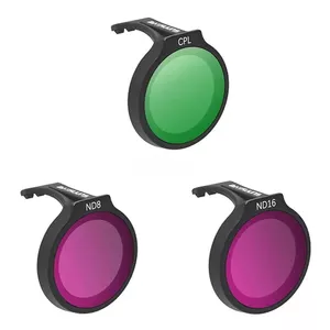 Filter set Sunnylife NE-FI874 — CPL, ND8, ND16 photographic filters for lenses