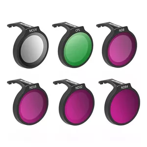 Filter set Sunnylife NE-FI877 — six filters: MCUV, CPL, ND8, ND16, ND32, ND64