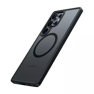 Magnetic phone mount Torras Guardian S25 Ultra — magnetic car/desk holder, black
