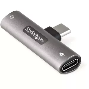 Адаптер USB C StarTech.com CDP235APDM 3.5mm Jack 60W Power Delivery