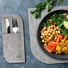 VILSTO PLACEMAT-SET-18pcs-LGREY felt placemats 18pc Photo 6